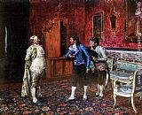 Jose Jimenez y Aranda The Go-Between painting